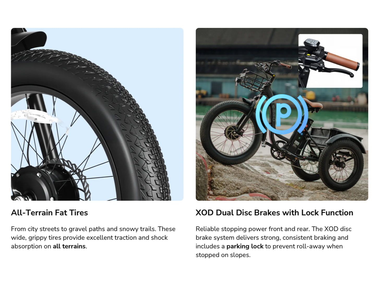 EMMO TROBIC PRO ELECTRIC TRICYCLE