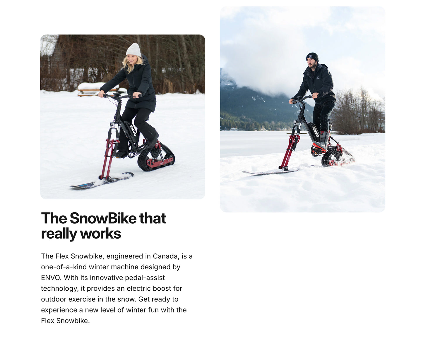FLEX ELECTRIC SNOWBIKE