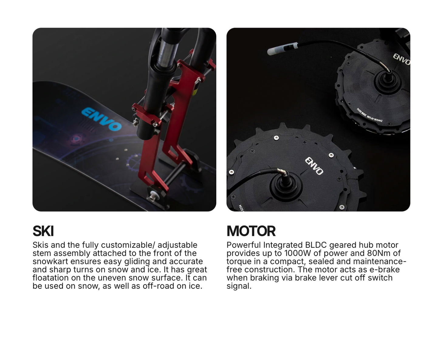 FLEX ELECTRIC SNOWBIKE