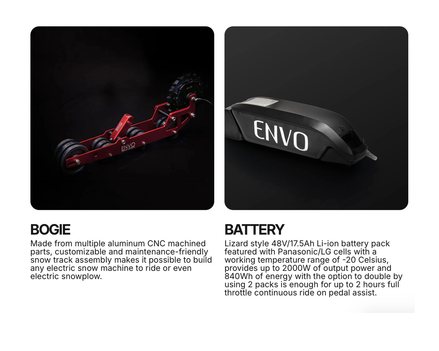FLEX ELECTRIC SNOWBIKE