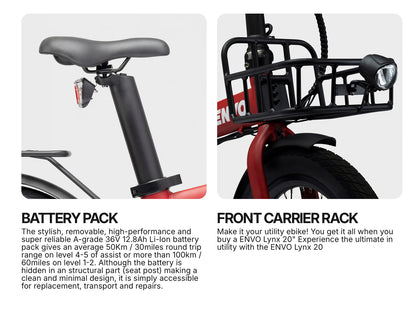 ENVO LYNX 20" THE ERGONOMIC COMMUTER