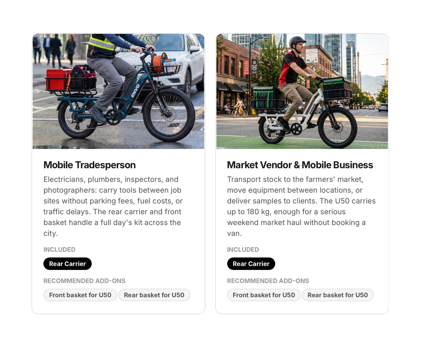 ENVO U50 CARGO EBIKE