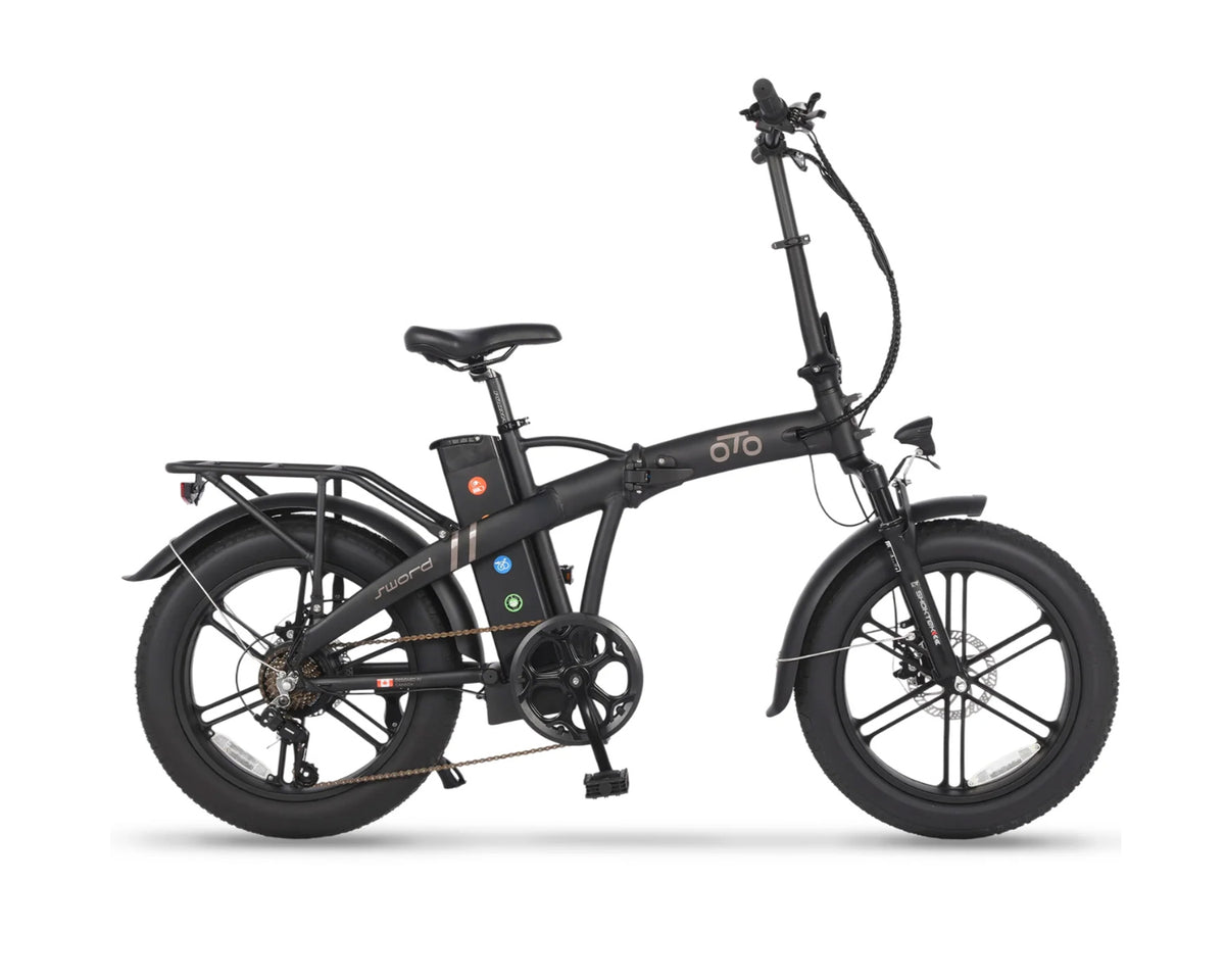 OTO SWORD | 20" FOLDING FAT TIRE ELECTRIC BIKE