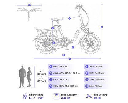 OTO VICTOR FOLDING STEP-THRU E-BIKE