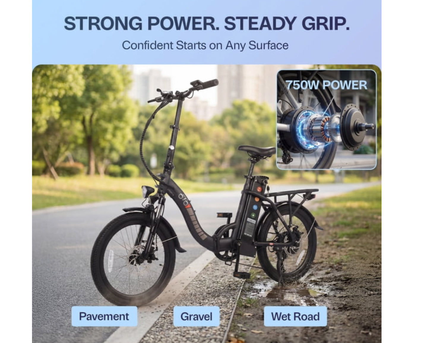 OTO VICTOR FOLDING STEP-THRU E-BIKE