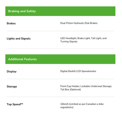 MONSTER S - 72V Rugged Off-Road Style Moped Ebike