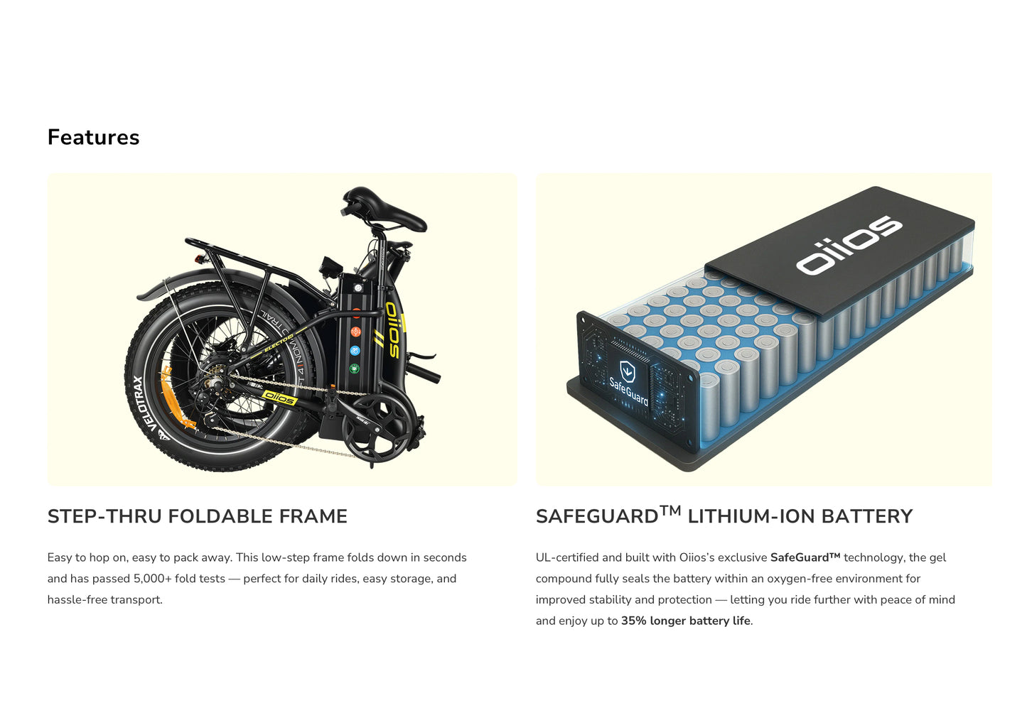 OIIOS ELECTO FOLDABLE E-BIKE