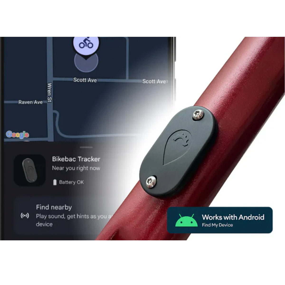 BIKEBAC SMART BIKE TRACKER FOR ANDROID AND IOS